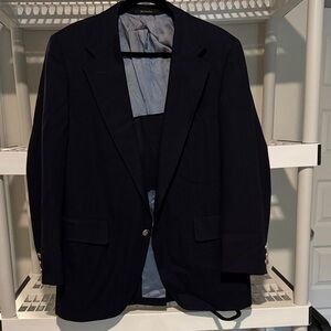 Naturalaire Navy Linen Blazer